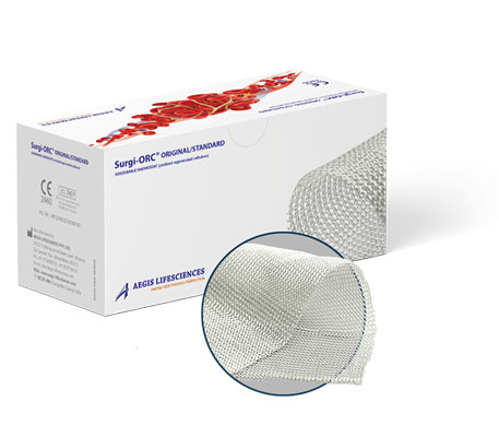 Surgi-ORC® (окислена регенерована целюлоза) Оригінал / Стандарт, 5.1X 35.6 см(cm) №1, Aegis-lifesciences, Індія, арт. SOO-0214